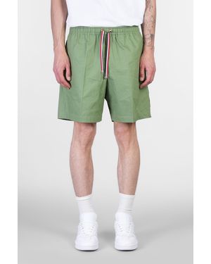 NEW YORK RESIDENT Richard Shorts In Green Cotton