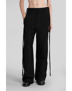 Ann Demeulemeester Anneke Pants In Black Viscose