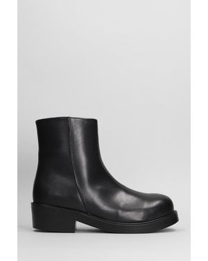 Séfr Letaro Ankle Boots In Black Leather