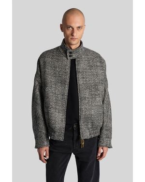 DARKPARK Giacca Casual Lee in Lana Grigia - Grigio