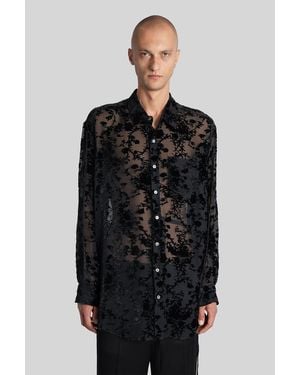 Ann Demeulemeester Mark Shirt In Black Viscose