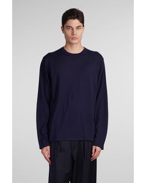 Seven Gauge Maglia in Lana Blu