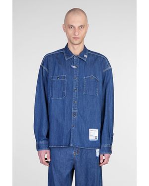 INSTRU(MEN-TAL) by MIHARA YASUHIRO Shirt In Blue Cotton