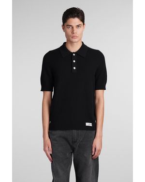 Balmain Polo in Lana Nera - Nero