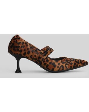 Marc Ellis Pumps In Animalier Pony Skin - Multicolor