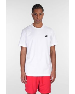 Nike Club Tee T-shirt In White Cotton