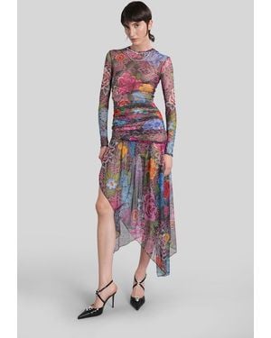 Area Long Dress - Red