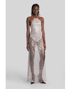 ANDAMANE West Maxi Long Dress In Rose-pink Polyester - Multicolor
