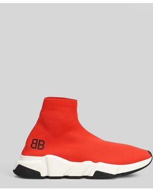 Balenciaga Sneakers Speed tessuto tecnico rosso