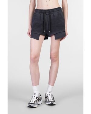Barrow Shorts in Cotone Nero - Blu