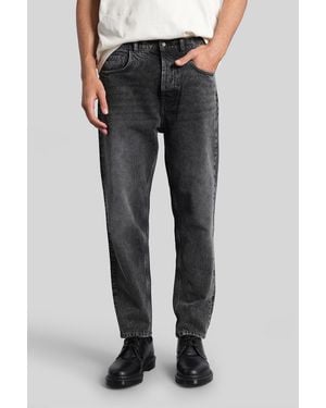 AMISH Jeremiah Jeans In Black Denim - Gray