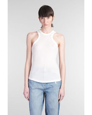 Halfboy Tank Top In White Modal