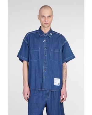 INSTRU(MEN-TAL) by MIHARA YASUHIRO Shirt In Blue Cotton