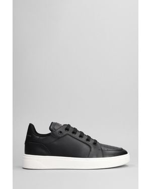 Giuseppe Zanotti Sneakers Gz94 in Pelle Nera - Grigio
