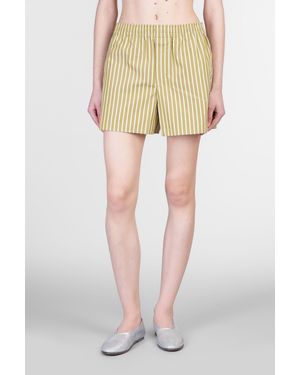 Ami Paris Shorts in Cotone Verde - Neutro