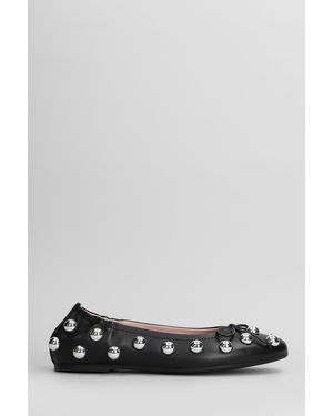 Pedro Miralles Ballerine in Pelle Nera - Nero