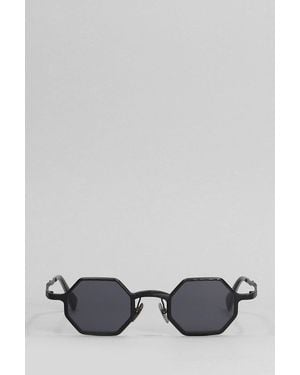 Kuboraum Occhiali Z19 in Lega metallica Nera - Grigio
