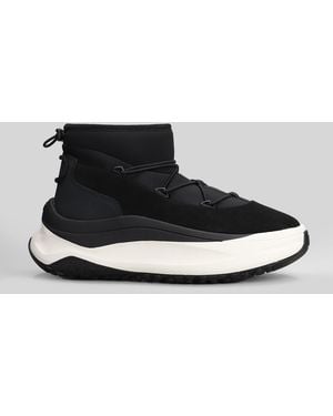 Moon Boot Mb Moon247 Slip On Sneakers In Black Polyester