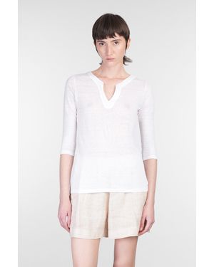 120 T-Shirt in lino Bianco
