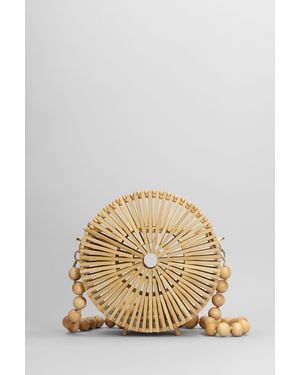 Cult Gaia Borsa a spalla Luna in Bamboo Beige - Neutro