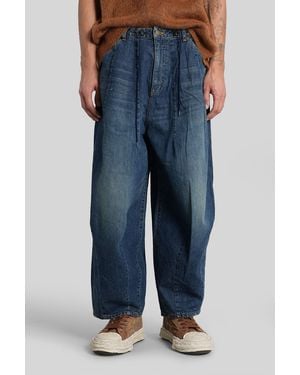 Needles Jeans in denim Blu