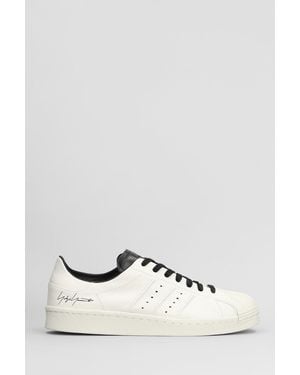 Y-3 Superstrar Sneakers In White Leather - Multicolor