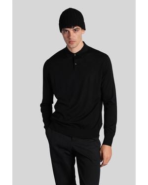 Ballantyne Polo In Black Wool