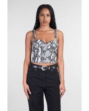 IRO Topwear Alissia in Poliestere Argento - Blu