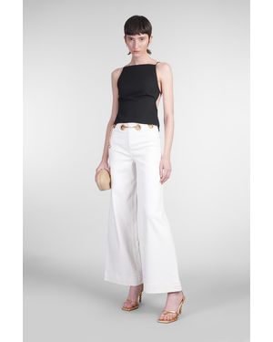 【送料&関税込】Cult Gaia Sisley Pants In White Cotton Cult Gaia Cult Gaia Sisley Pants - Leggings - BeyondStyle