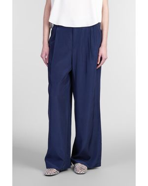 Jonathan Simkhai Pantalone Sydnie in acetato Blu
