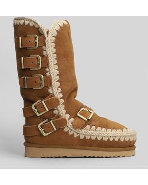 Mou Eskimo 40 Low Heels Boots - Brown