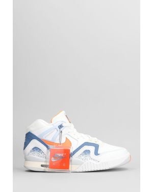 Nike Air Tech Challenge Sneakers In White Leather