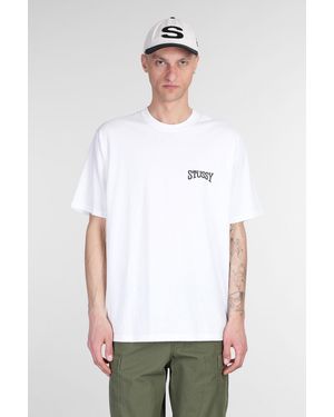 Stussy T-shirt In White Cotton