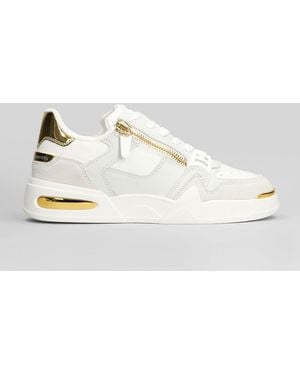 Giuseppe Zanotti Sneakers Gz-ghost in pelle e camoscio Bianco