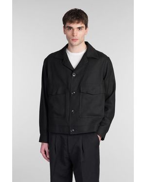 Tagliatore 0205 Giacca Casual Amir in lino Nero