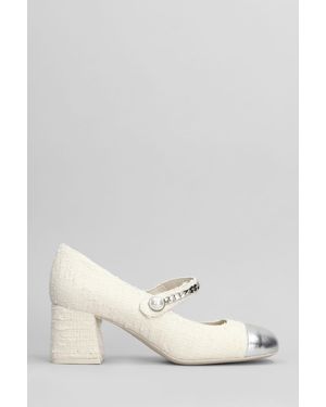 Festa Mame Pumps In Beige Fabric - Natural