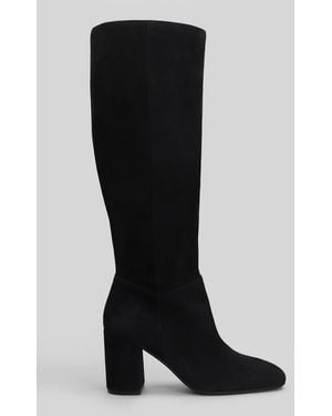 Carmens Emma Boot High Heels Boots In Black Suede
