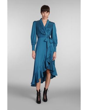 Zimmermann Abito donna in Seta Blu