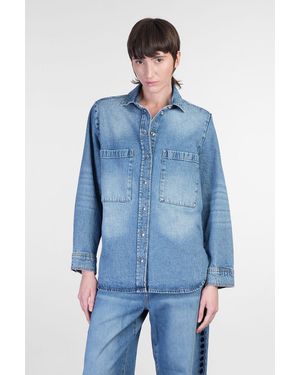 IRO Giacche Denim Lydie in Cotone Blu