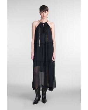 Isabel Marant Abito donna Alita in viscosa Nera - Blu