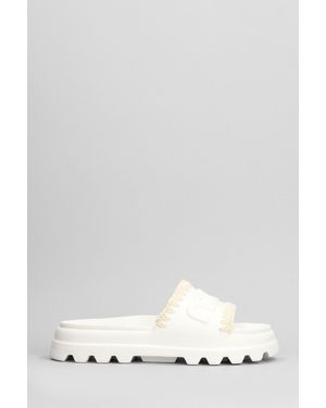 Mou Sandali flats Eva Onepiece in Gomma Bianca - Bianco