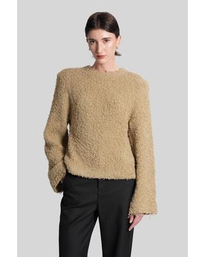 Séfr Chiara Knitwear In Beige Wool - Natural