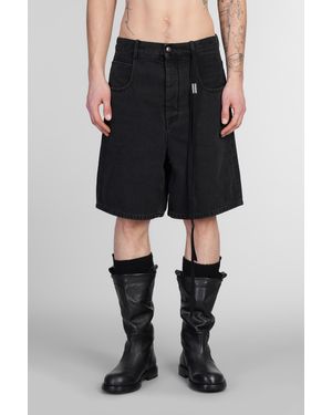 Ann Demeulemeester Shorts Narve in denim Nero