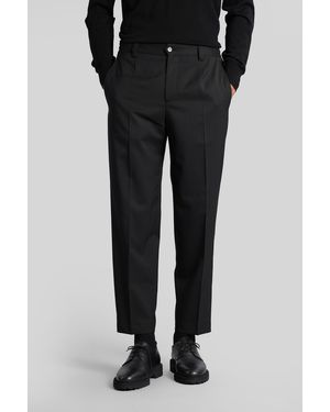 BRIGLIA Portofinos Pants In Black Wool