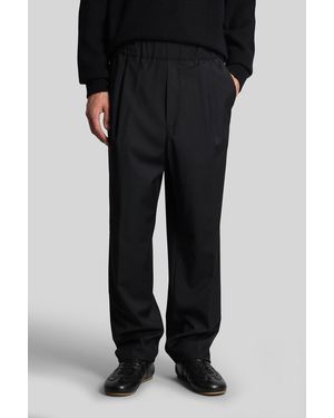Laneus Pants In Black Wool