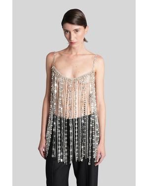Costarellos Lunaria Topwear - Metallic