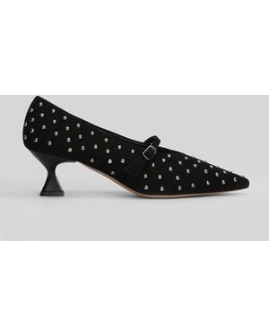 The Seller Pumps In Black Suede