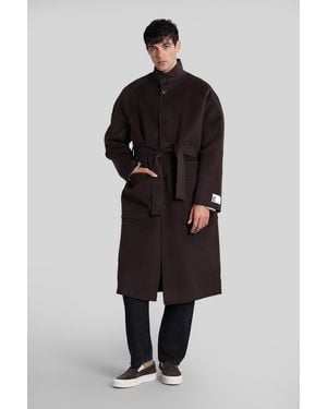 Etudes Studio In Brown Wool - Black