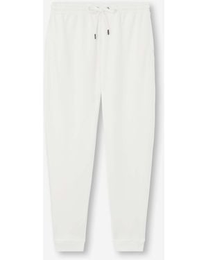 Derek Rose Joggers Quinn Cotton Modal - White