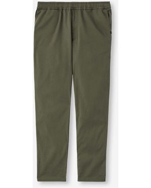 Derek Rose Trousers Harris Lyocell Cotton - Green